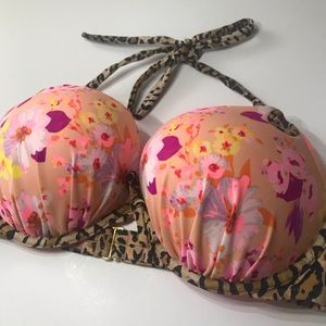 Victoria secret bikini top push-up 36C NWOT